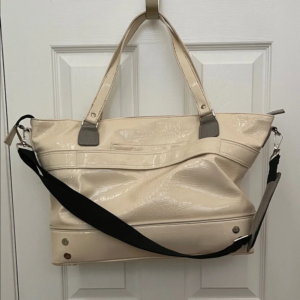 JM New York Large Travel Tote Lap Top Bag - Picture 2 of 6